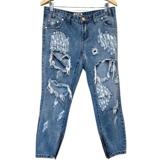 NWT One Teaspoon Freebirds Ford Distressed Skinny Jean Size 31